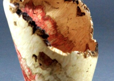 Flamed Box Elder Vase