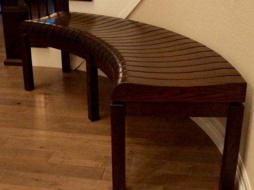 Curved Entry Bench