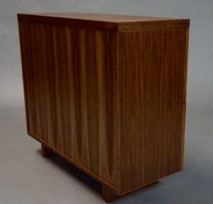 Walnut Lateral File Cabinet