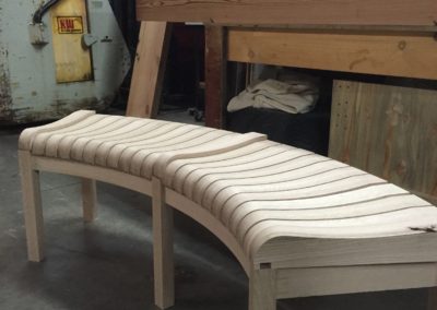 Curved Entry Bench - GHW Studio